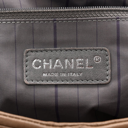 Chanel Lambskin Quilted Jumbo Origami Soft Squares Flap Khaki 5 of 11