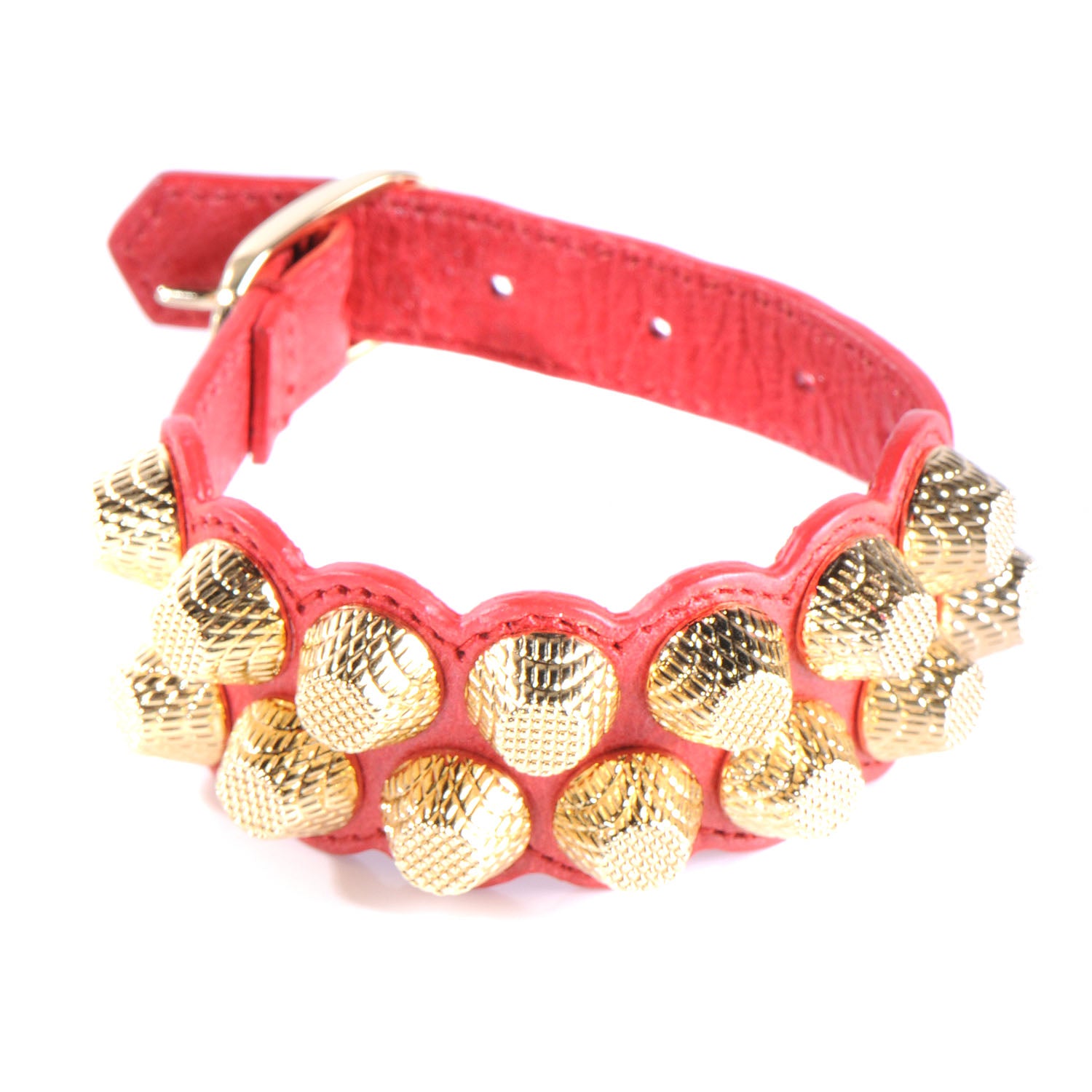 Balenciaga Agneau Giant Bracelet Red 4 of 8