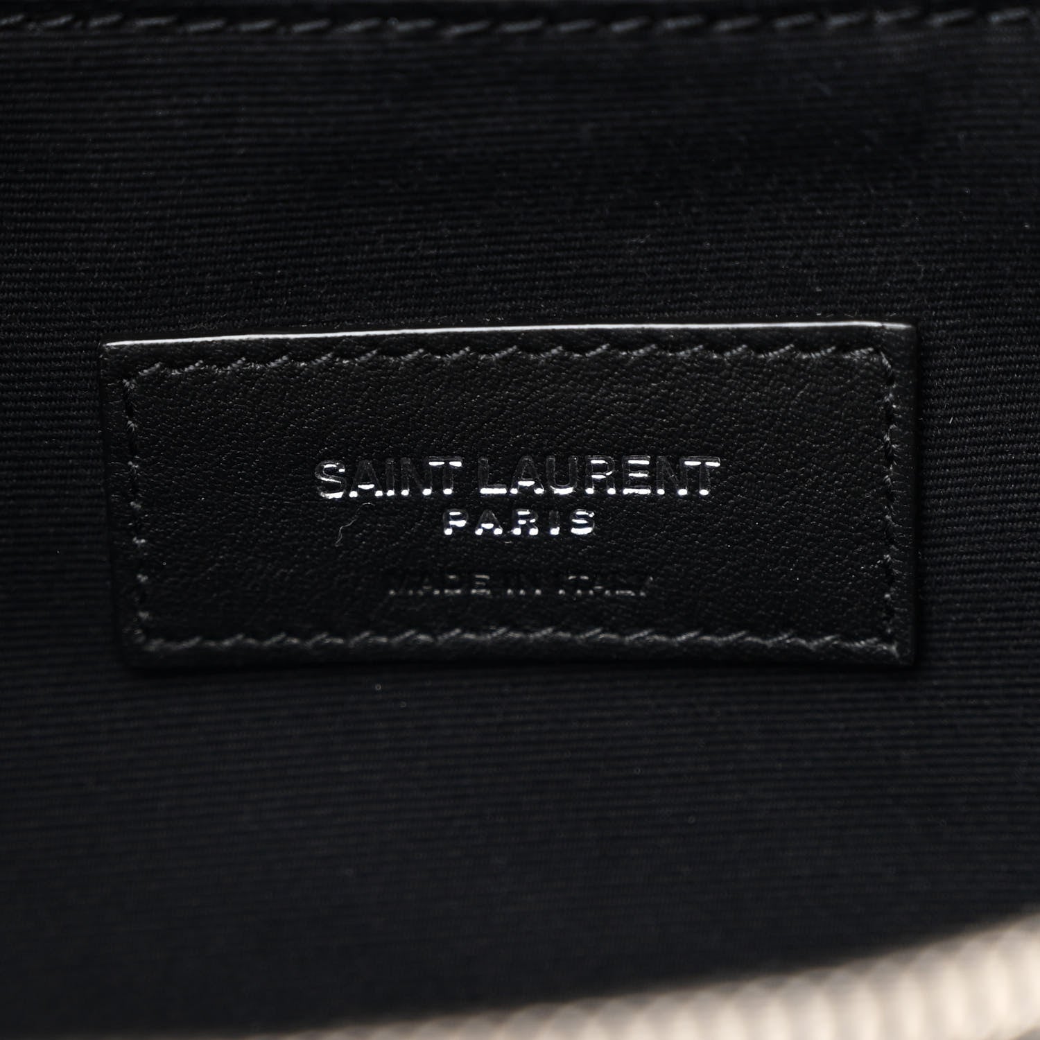 Saint Laurent Canvas Monogram Belt Bag Black 6 of 12