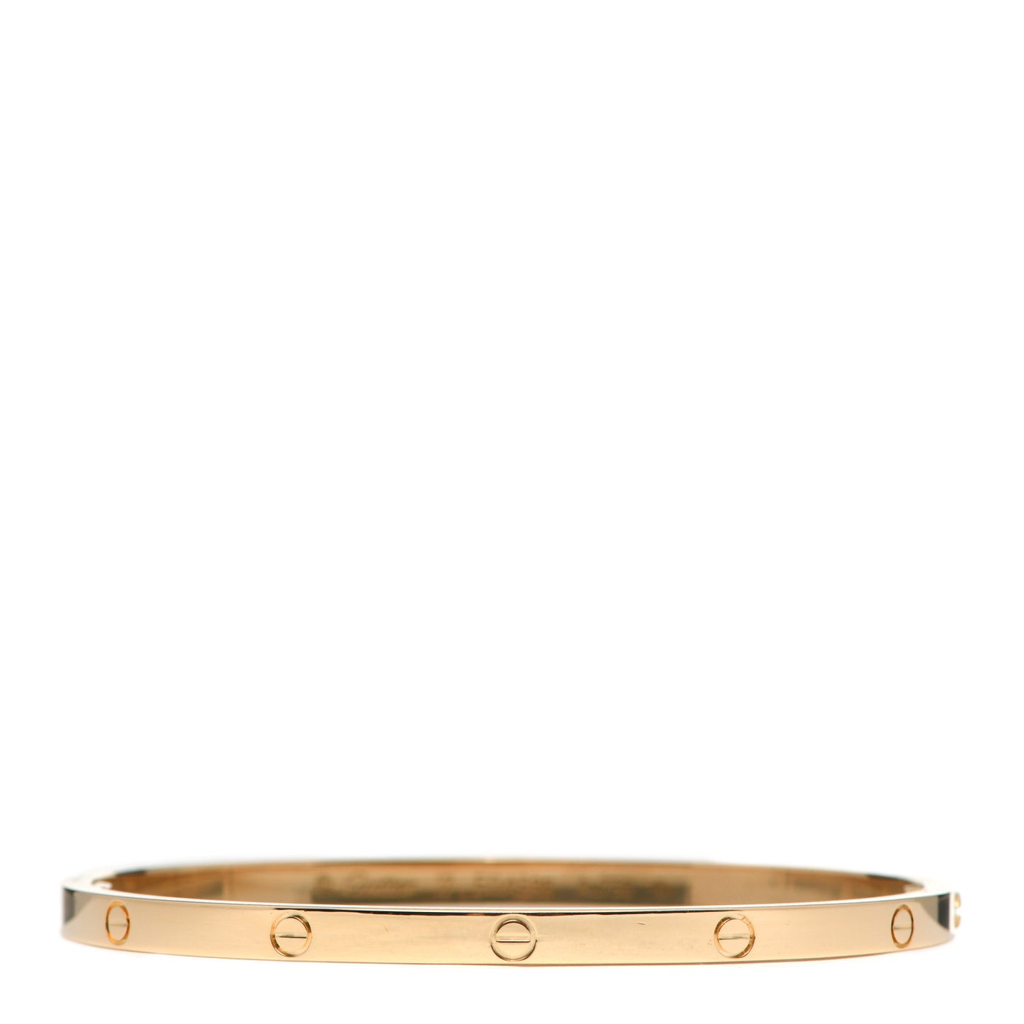 18K Yellow Gold Small LOVE Bracelet 17