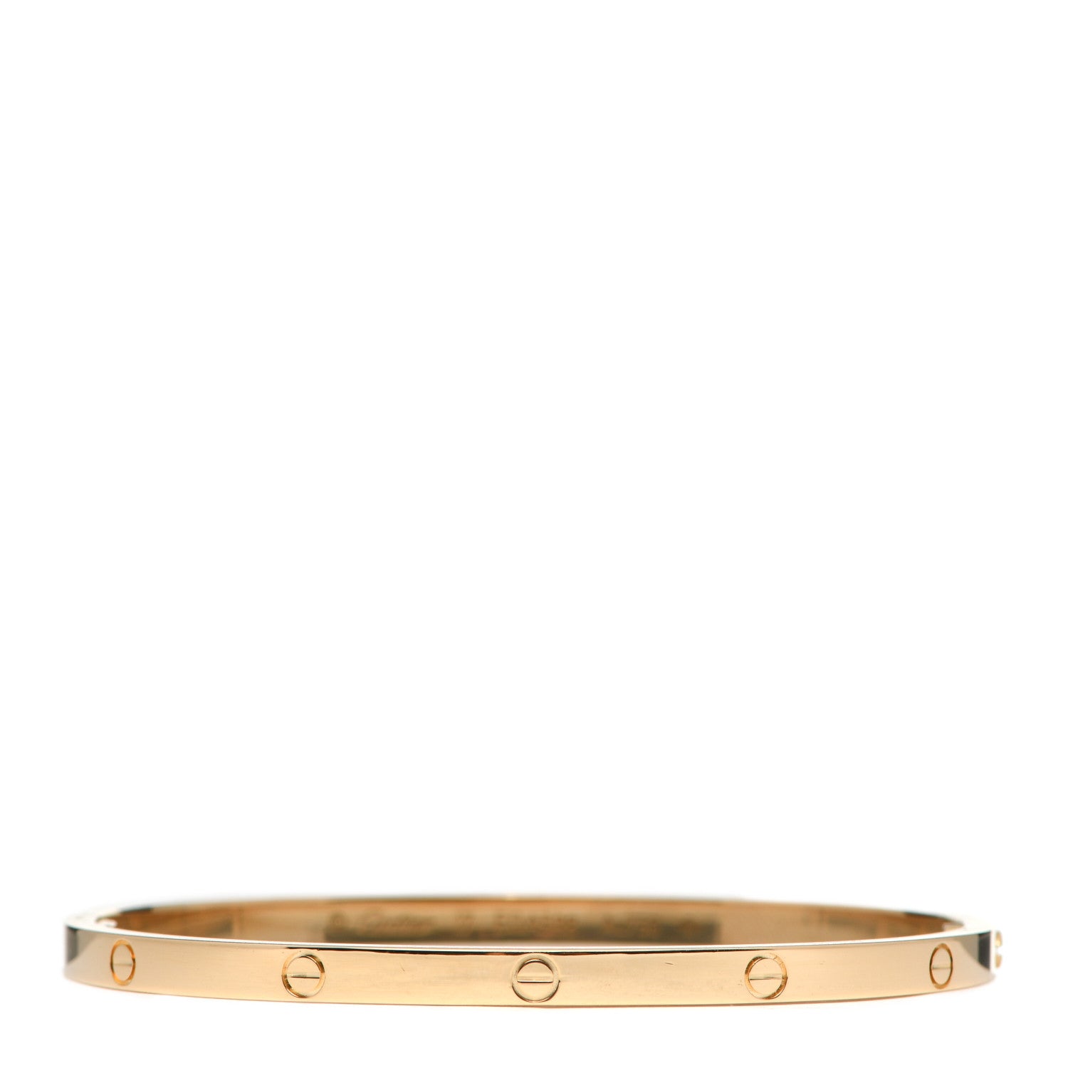 Cartier 18K Yellow Gold Small LOVE Bracelet 17 1 of 6