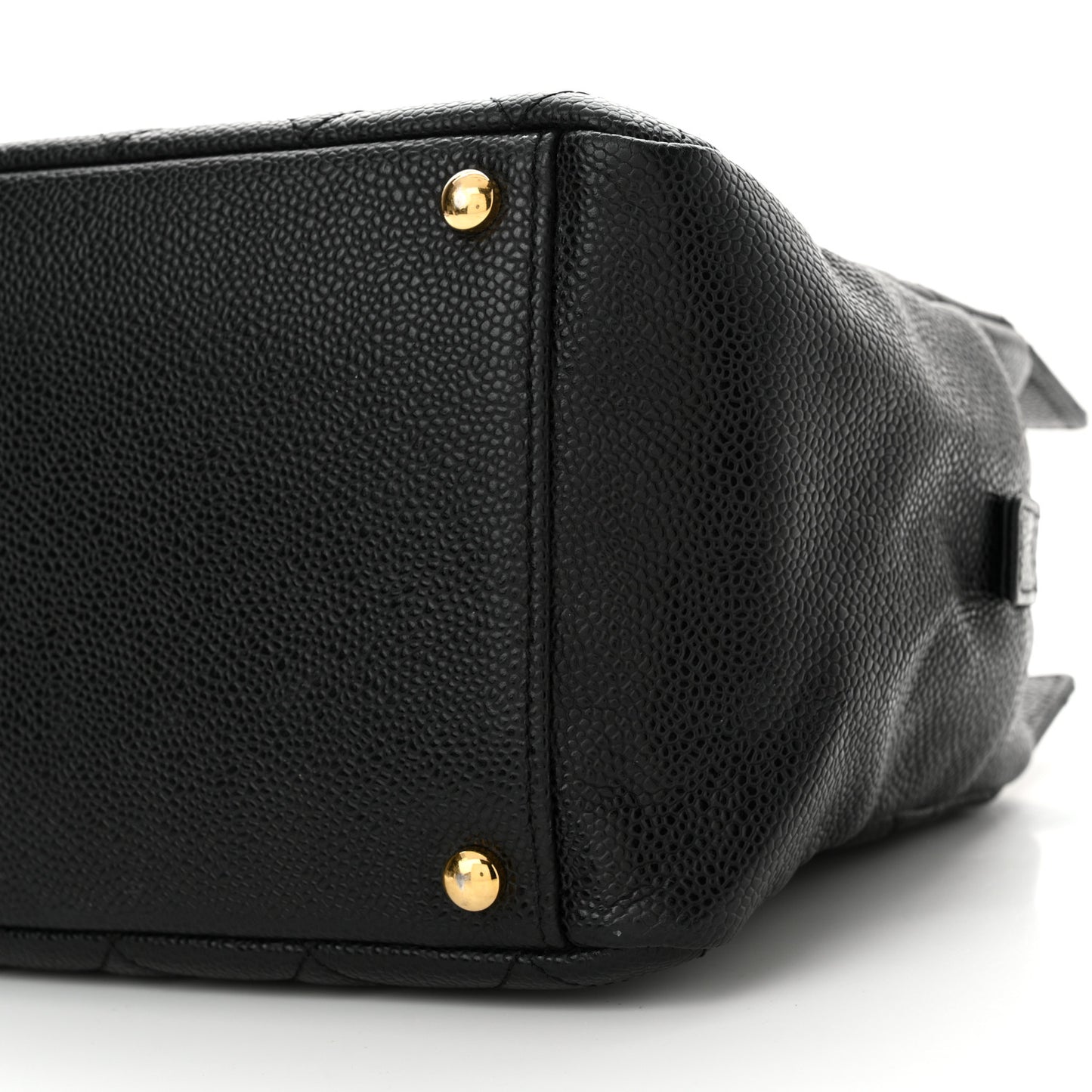 Caviar Quilted Petit Timeless Tote PTT Black