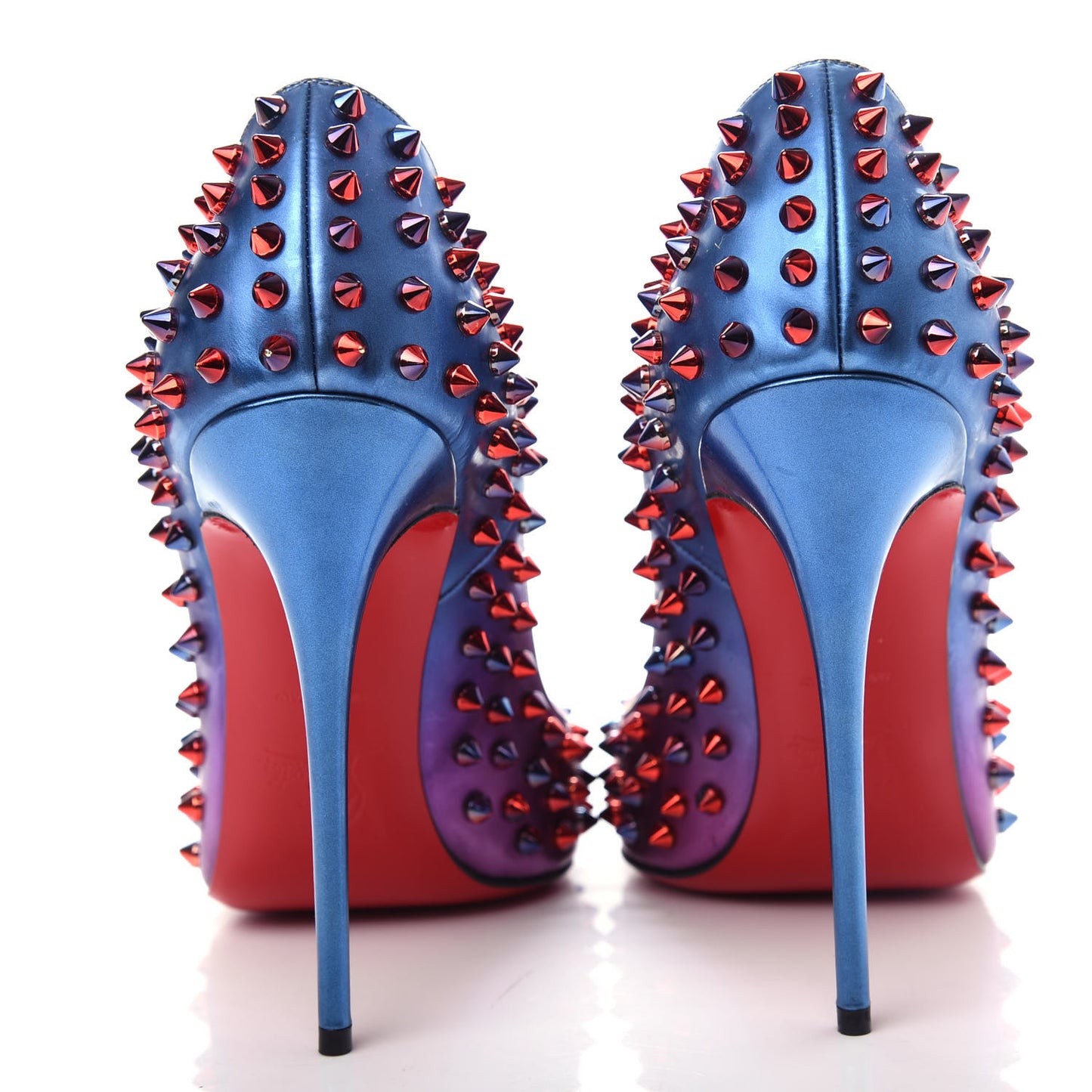 Patent Scarabe Follies Spikes 120 Pumps 38.5 Rose Digitale
