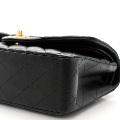 Chanel Lambskin Quilted Small Double Flap Black 10 of 15