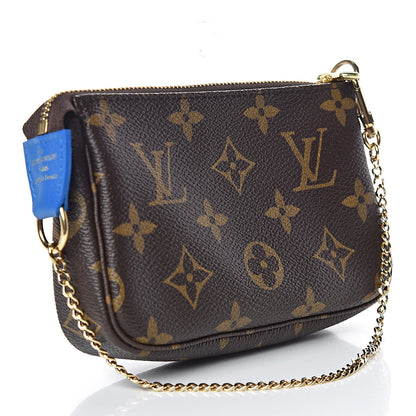 Louis Vuitton Monogram 2019 Christmas Animation Mini Venice Pochette Accessories Blue 3 of 8