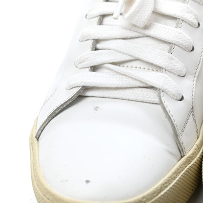 Saint Laurent Calfskin Mens Alpha 36 Sneakers 41 White 7 of 8
