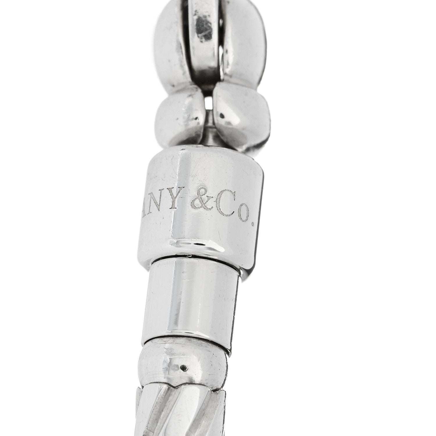 Tiffany Sterling Silver Aztec Zig Zag Bracelet 4 of 7