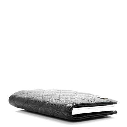 Chanel Caviar Quilted Agenda Cover Black 5 of 9