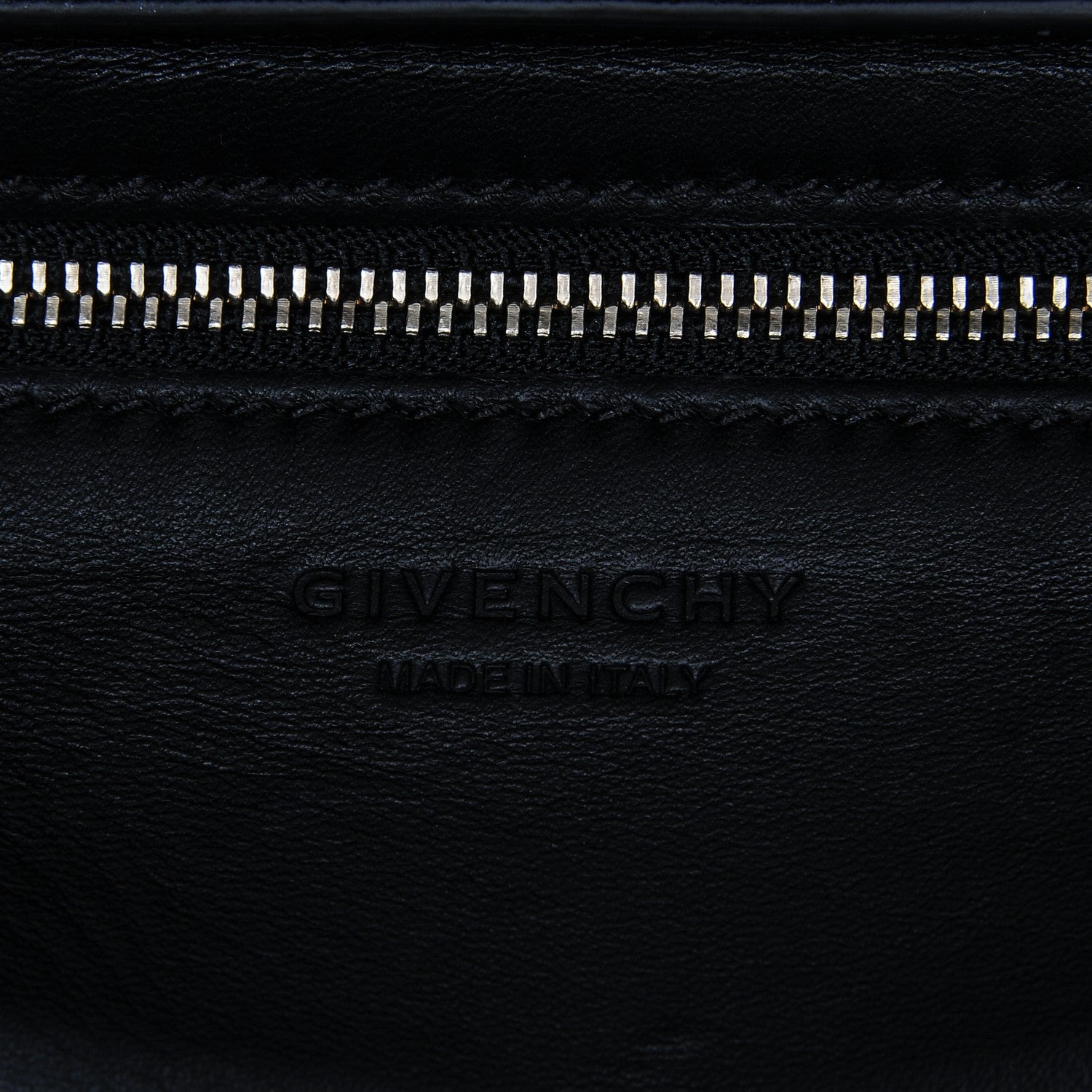 Givenchy Calfskin Crocodile Embossed Small Nobile Shoulder Bag Black 6 of 6