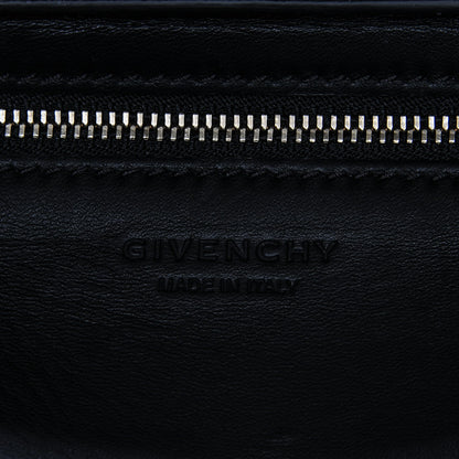 Givenchy Calfskin Crocodile Embossed Small Nobile Shoulder Bag Black 6 of 6
