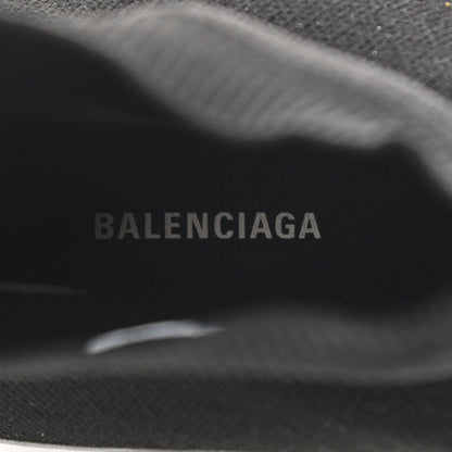 Balenciaga Neoprene Knit Womens Speed Graffiti Sneakers 41 Black White Red 7 of 8