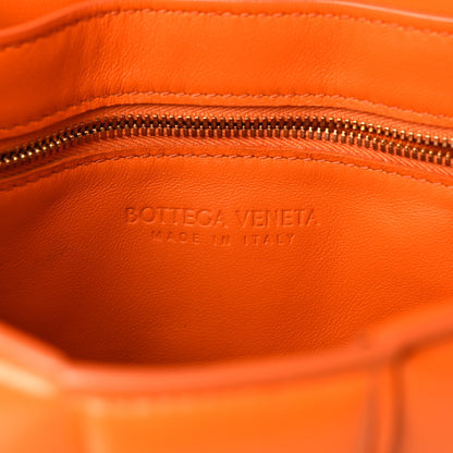Bottega Veneta Nappa Maxi Intreccio Padded Cassette Crossbody Bag Orange 6 of 14