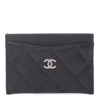 Chanel Caviar Quilted Card Holder Black 1 of 9