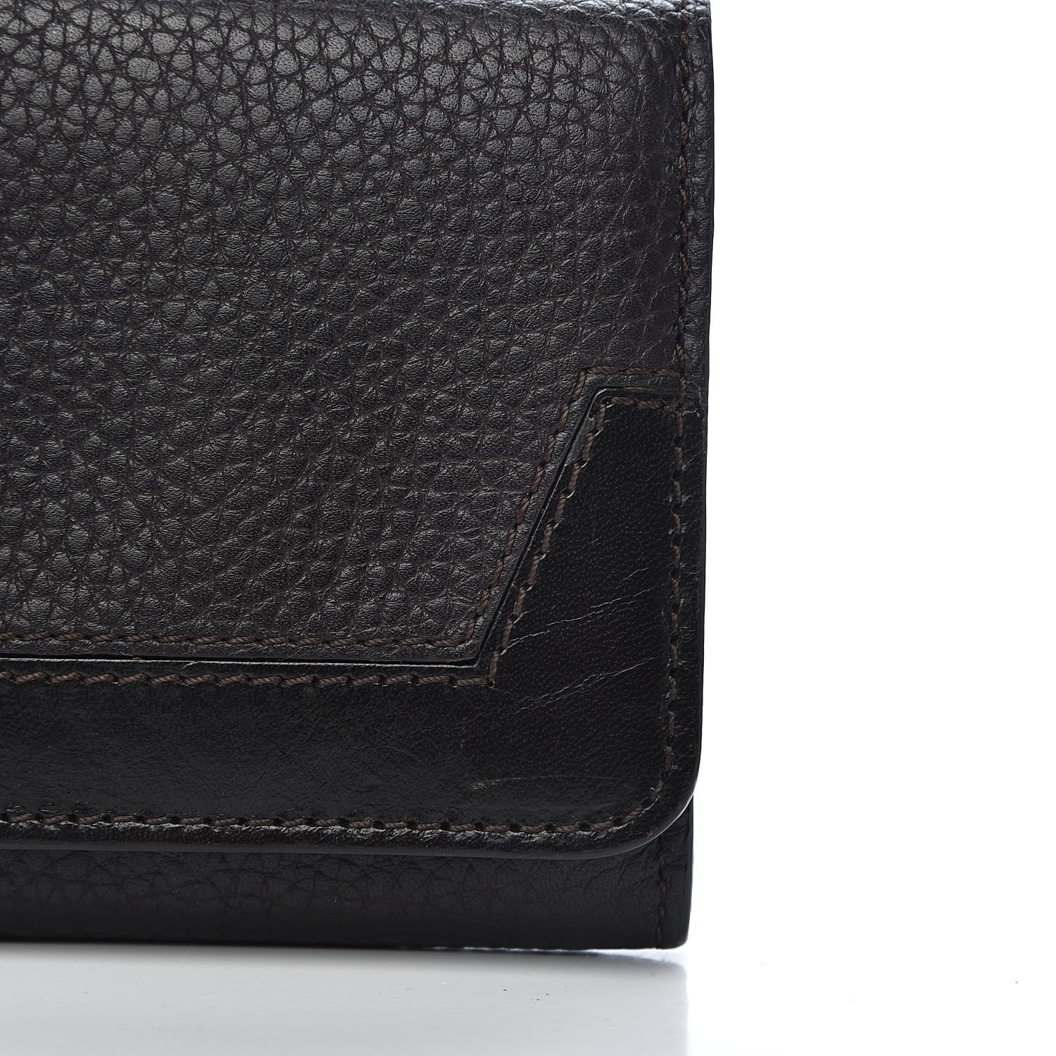 Burberry Grain Calfskin Continental Wallet Black 9 of 11