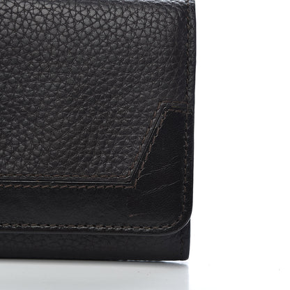 Burberry Grain Calfskin Continental Wallet Black 9 of 11