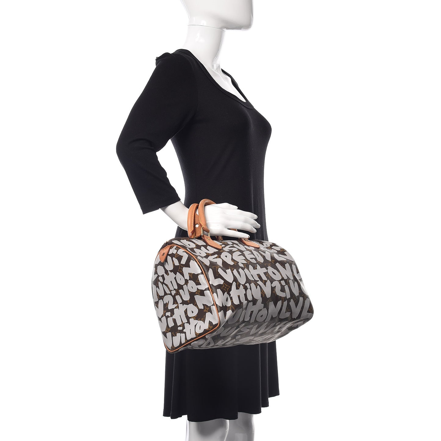 Monogram Graffiti Speedy 30 Silver