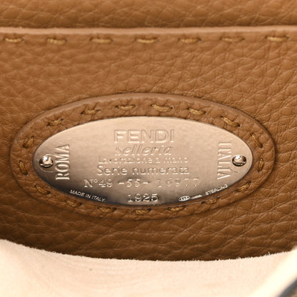 Fendi Cuoio Romano Selleria Chamois Small Peekaboo I SEE U Satchel Camelia Sand Cyber 6 of 9