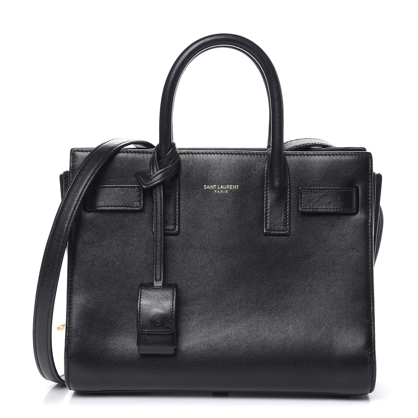 Calfskin Nano Sac De Jour Black