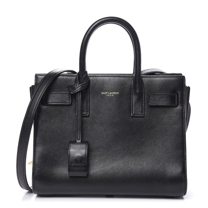 Saint Laurent Calfskin Nano Sac De Jour Black 1 of 16