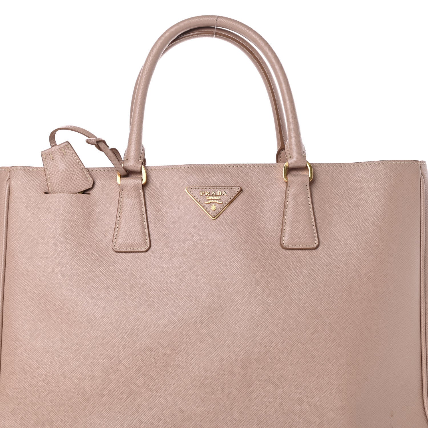 Prada Saffiano Lux Large Tote Cammeo 9 of 16