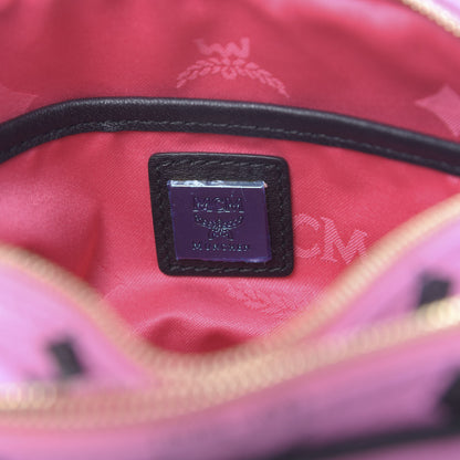 MCM Visetos Mini Camera Crossbody Bag Pink 7 of 10
