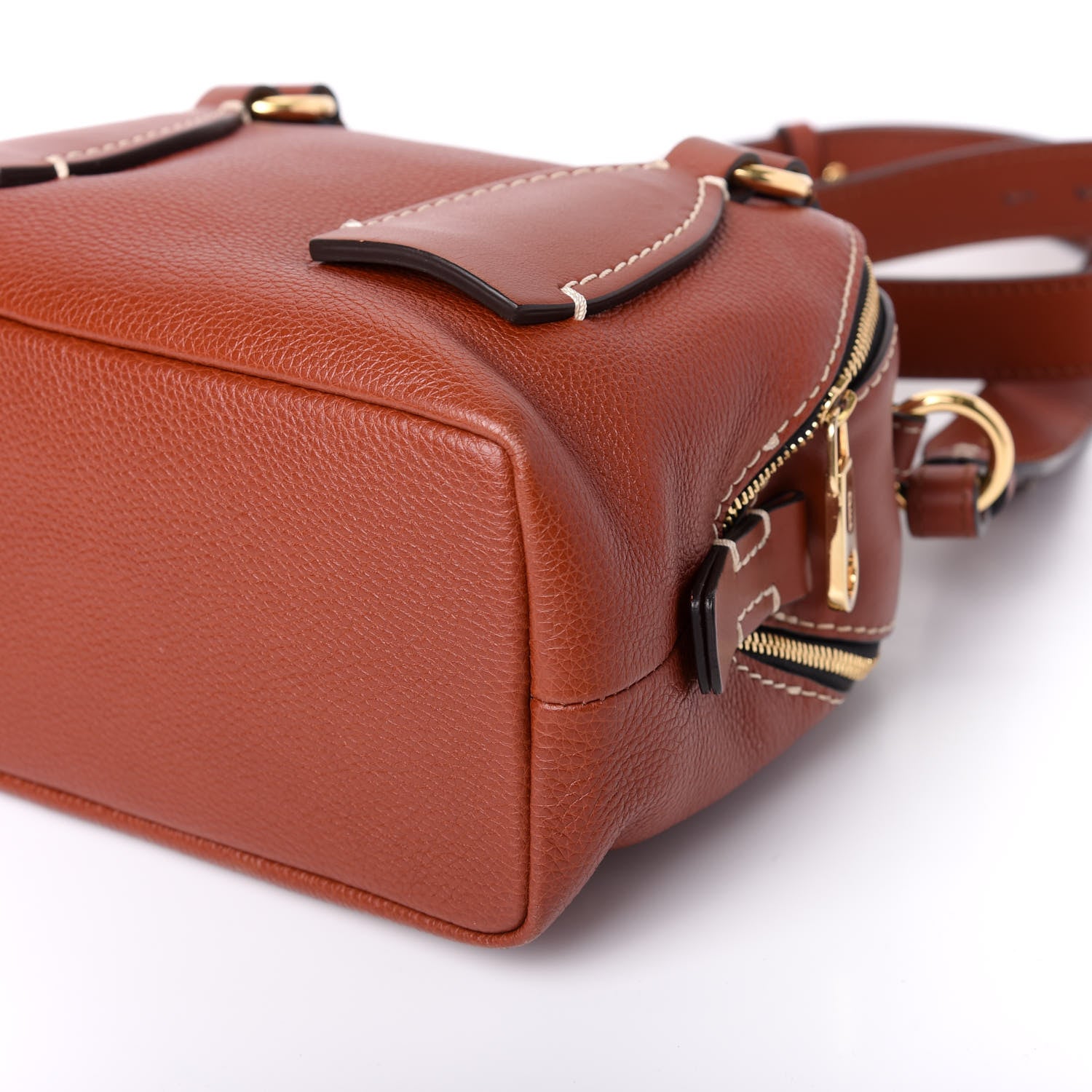 Chloe Calfskin Small Daria Sepia Brown 8 of 9