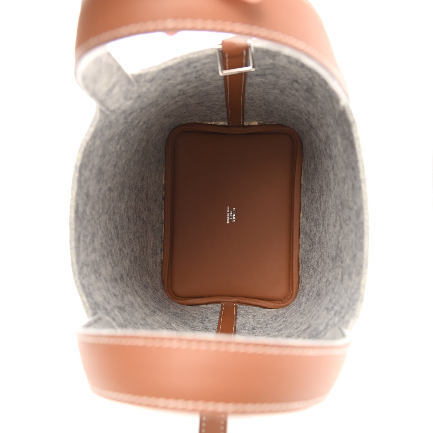 Hermes Feutre Swift Picotin Lock 18 PM Gris Clair Gold 5 of 9
