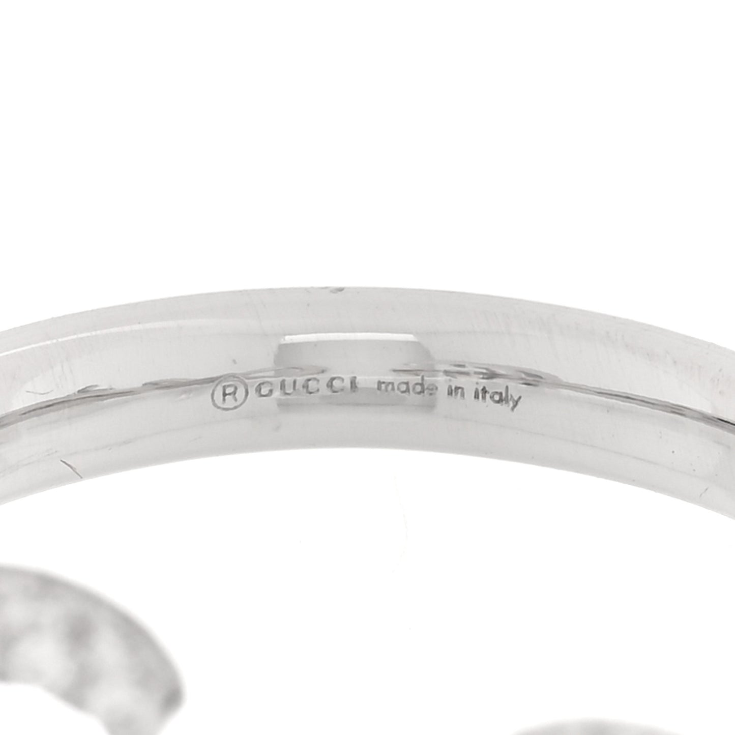 18K White Gold Diamond Flora Bow Flower Ring M