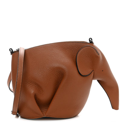 Loewe Calfskin Mini Elephant Crossbody Bag Tan 1 of 9