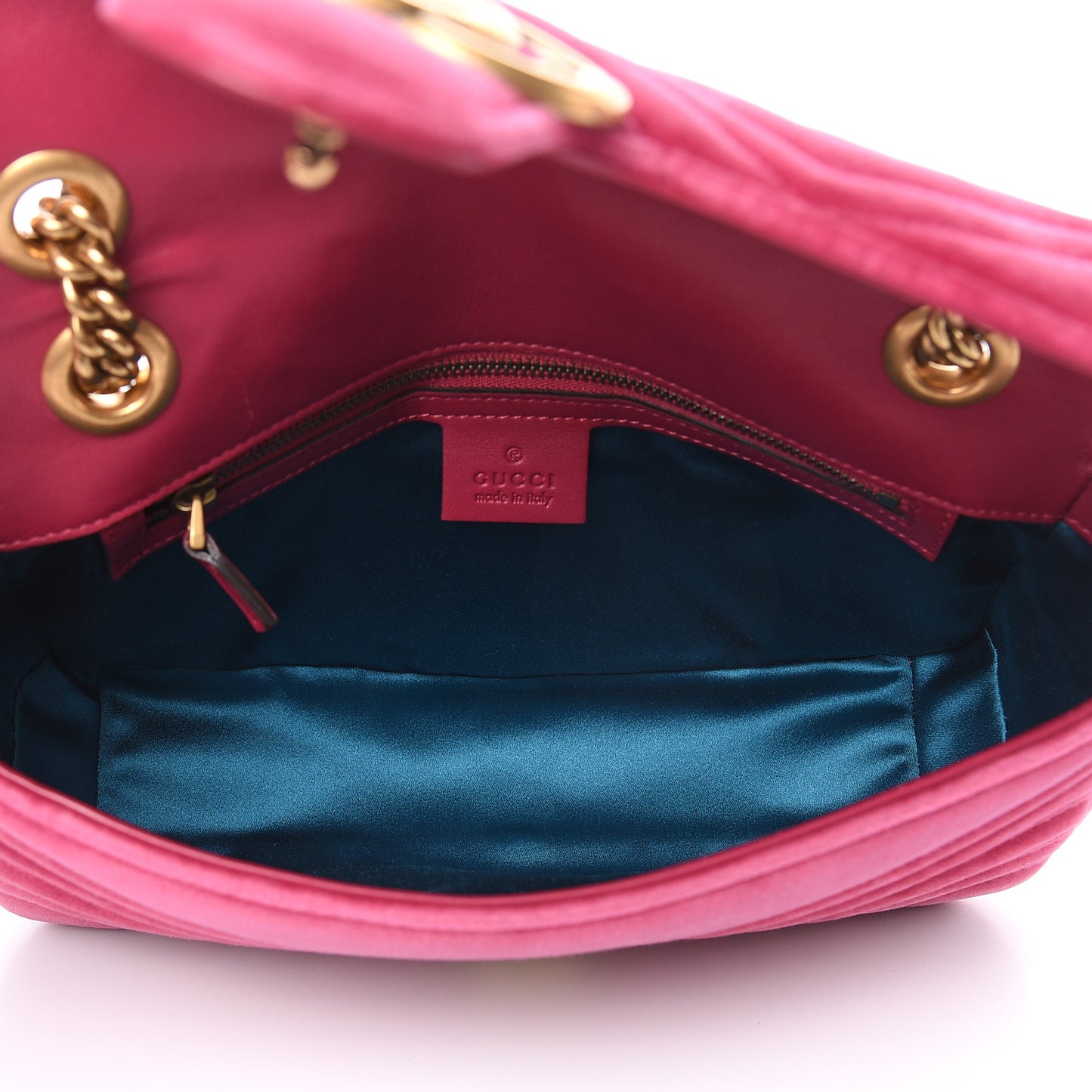 Velvet Matelasse Small GG Marmont Shoulder Bag Light Raspberry Rose