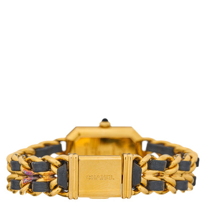 Chanel Stainless Steel Lambskin 20mm Chain Premiere Quartz Watch Gold M 3 of 4