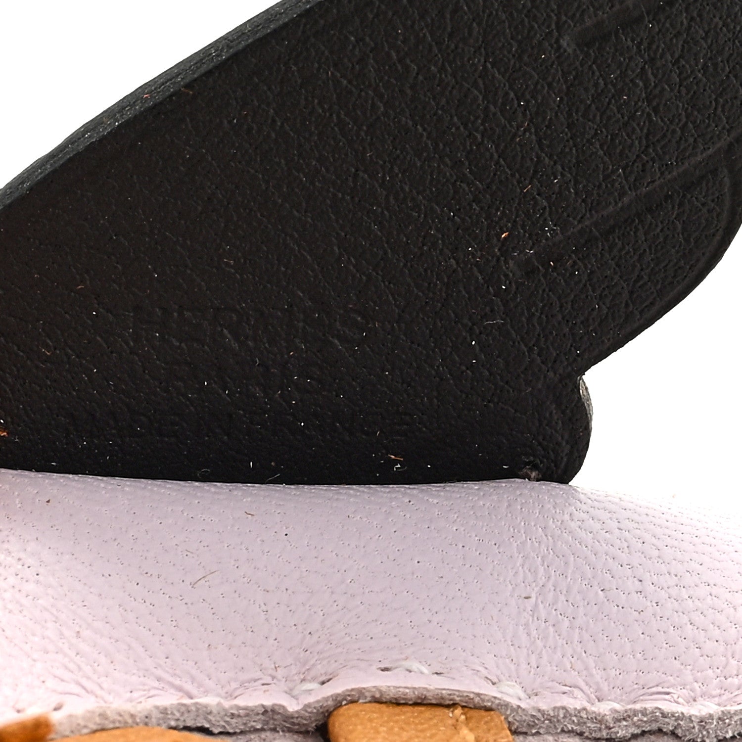 Hermes Milo Lambskin Grigri Rodeo Pegase Horse Bag Charm PM Mauve Pale Sesame Ebene 3 of 3