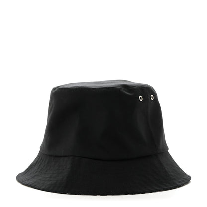 Christian Dior CHRISTIAN DIOR Polyester Cotton Oblique Teddy-D Brim Bucket Hat 58 Black 1 of 8