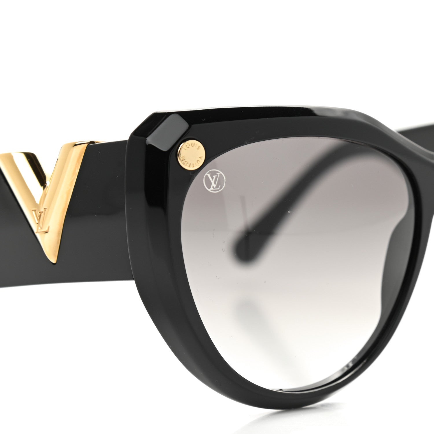 Louis Vuitton Acetate My Fair Lady Sunglasses Z0902W Black 5 of 8