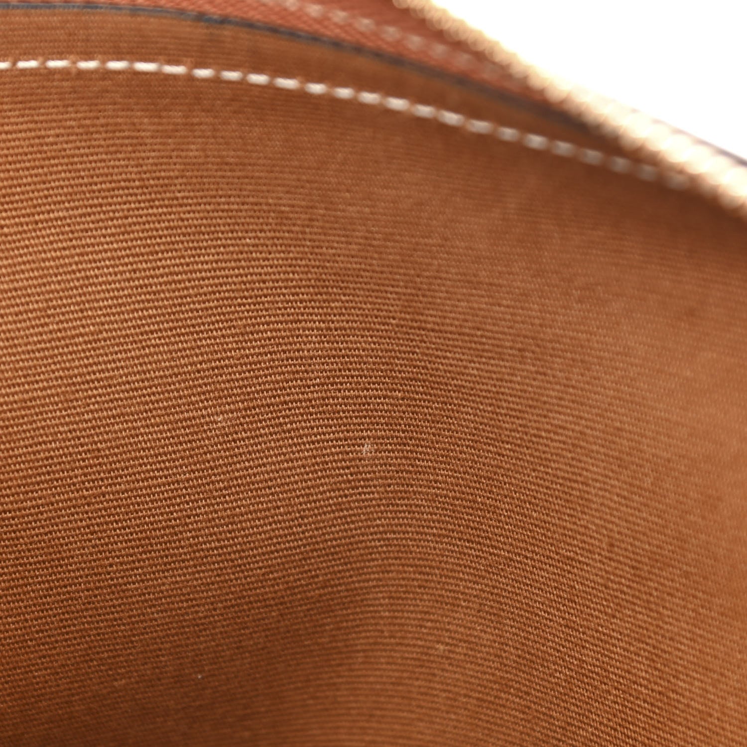 Celine Triomphe Canvas Calfskin Boston Bag Tan 11 of 22