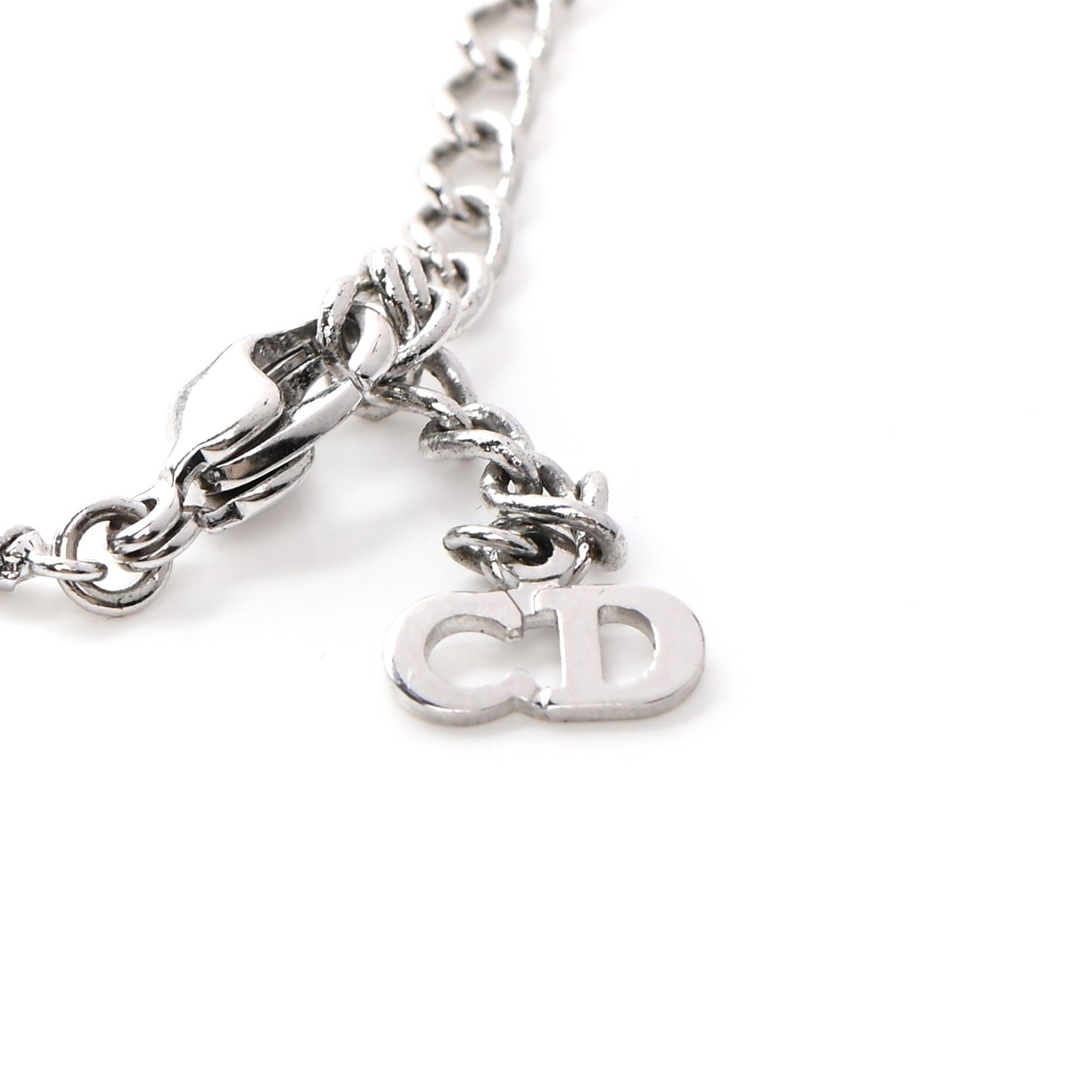 Metal Logo Bracelet Silver