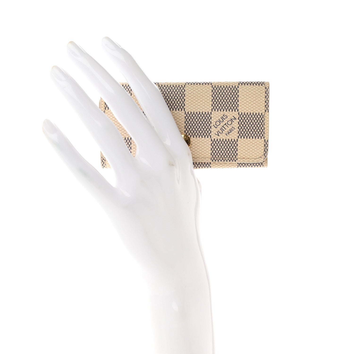 Louis Vuitton Damier Azur Multicles 4 Key Holder 2 of 8