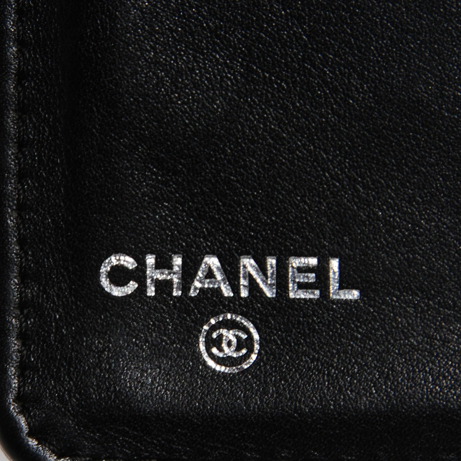Chanel Caviar Sevruga Yen Wallet Black 6 of 8