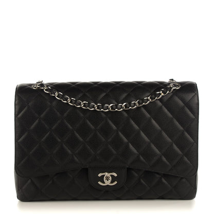 Chanel Caviar Quilted Maxi Single Flap Black 1 of 8