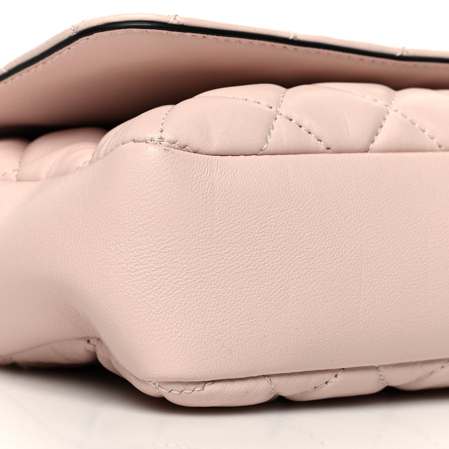 Versace Nappa Quilted Small Medusa Chain Crossbody Light Pink 9 of 10