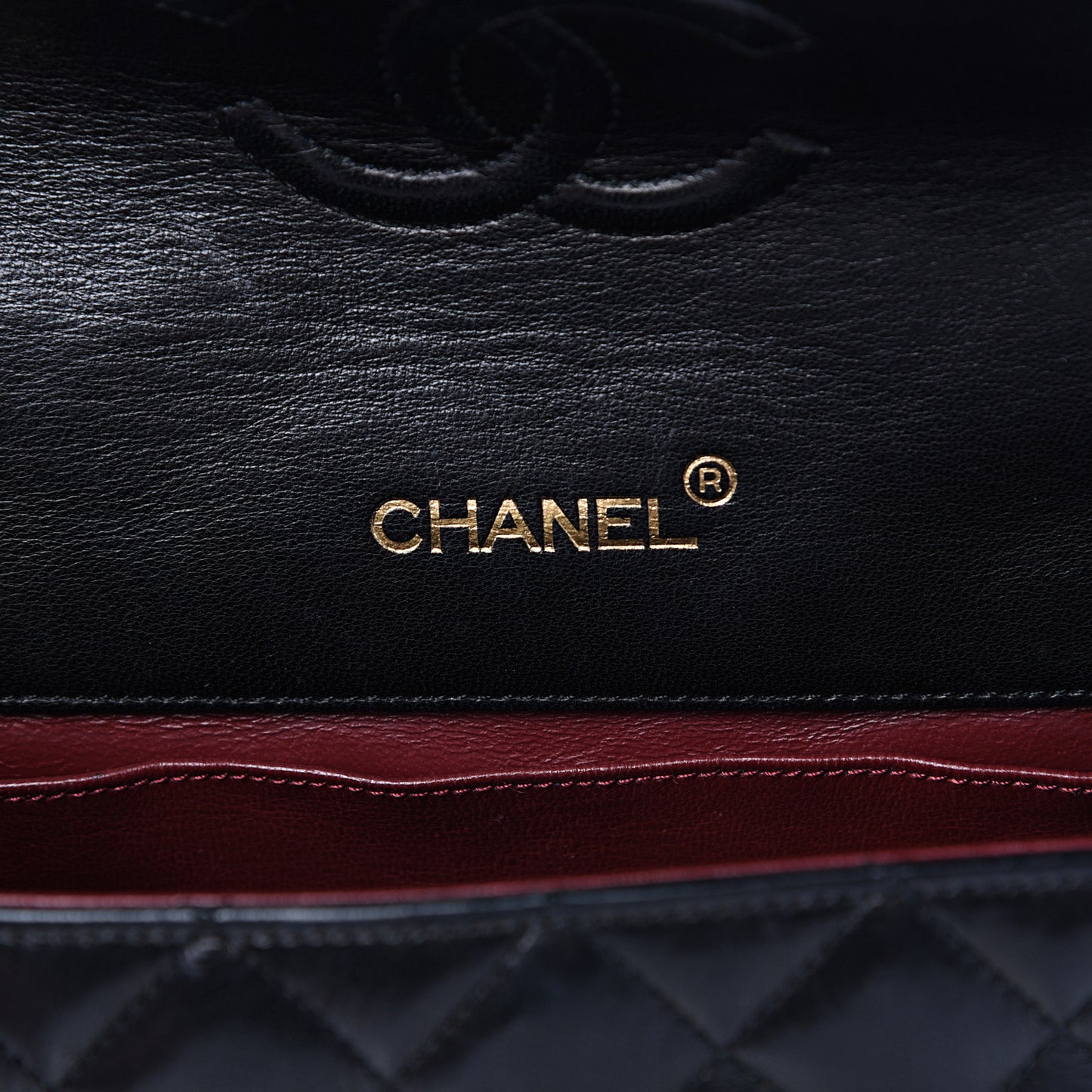 Lambskin Quilted Small Single Flap Black