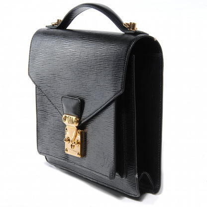 Louis Vuitton Epi Monceau Black 6 of 8