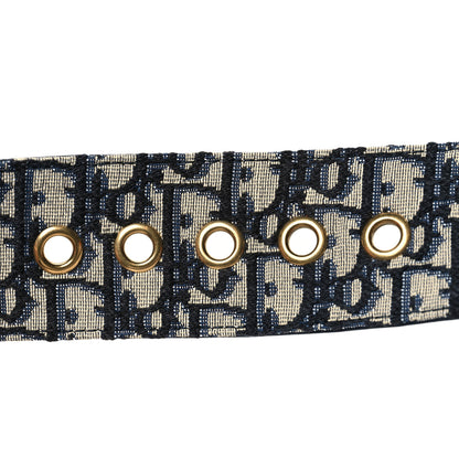 Christian Dior Oblique Diorquake Belt 80 Blue Multi 5 of 7
