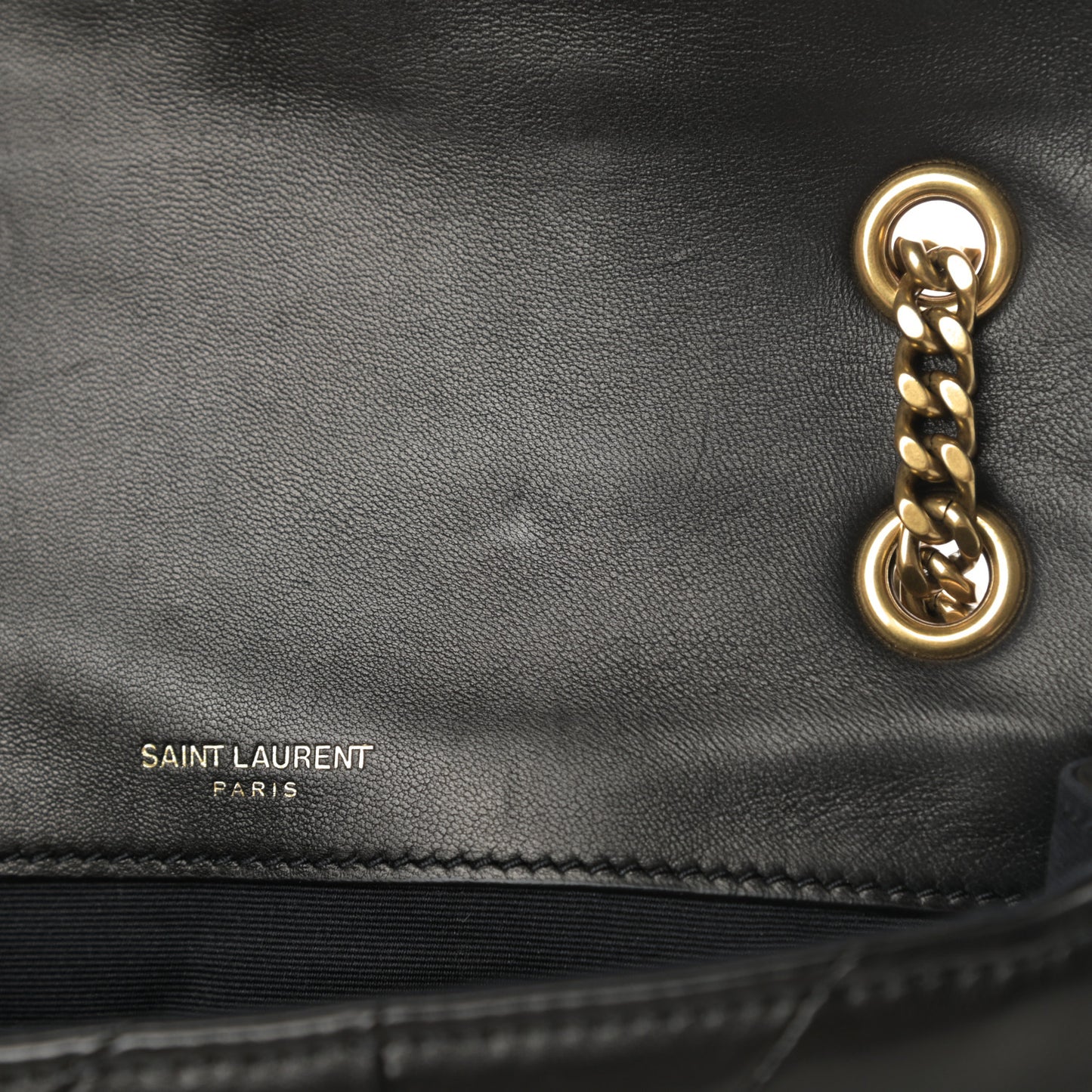 Lambskin Patchwork Monogram Small Jamie Black