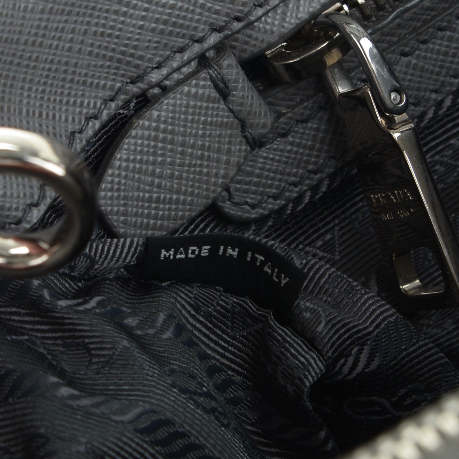 Prada Saffiano Medium Galleria Double Zip Tote Marmo 7 of 7
