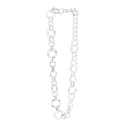 Tiffany Sterling Silver Atlas Graduating Link Necklace 3 of 6
