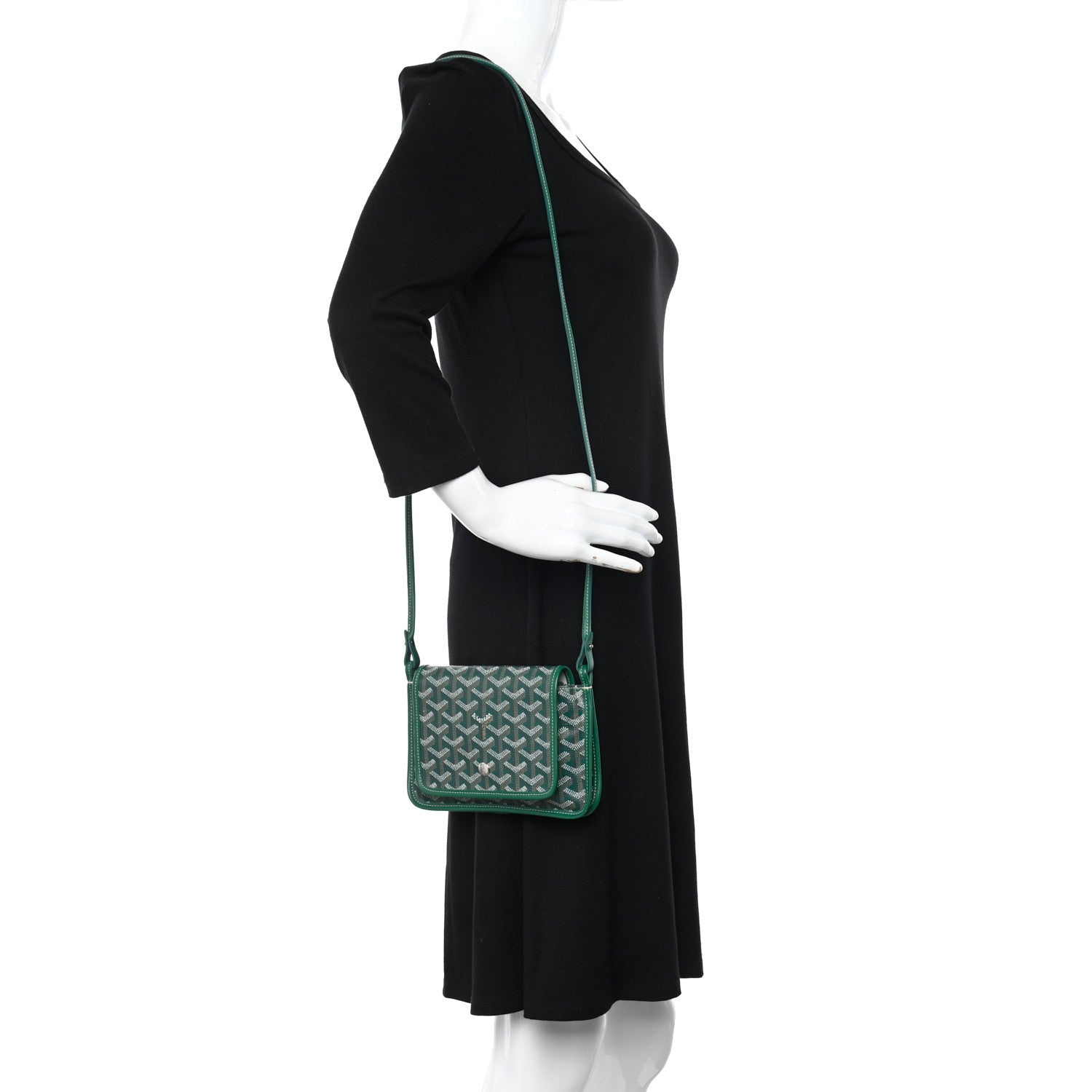 Goyard Goyardine Plumet Wallet Clutch Green 2 of 13