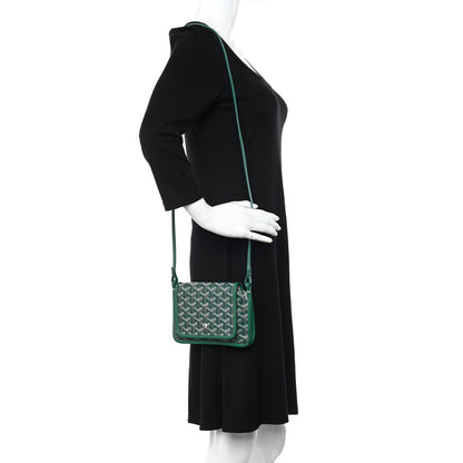Goyard Goyardine Plumet Wallet Clutch Green 2 of 13