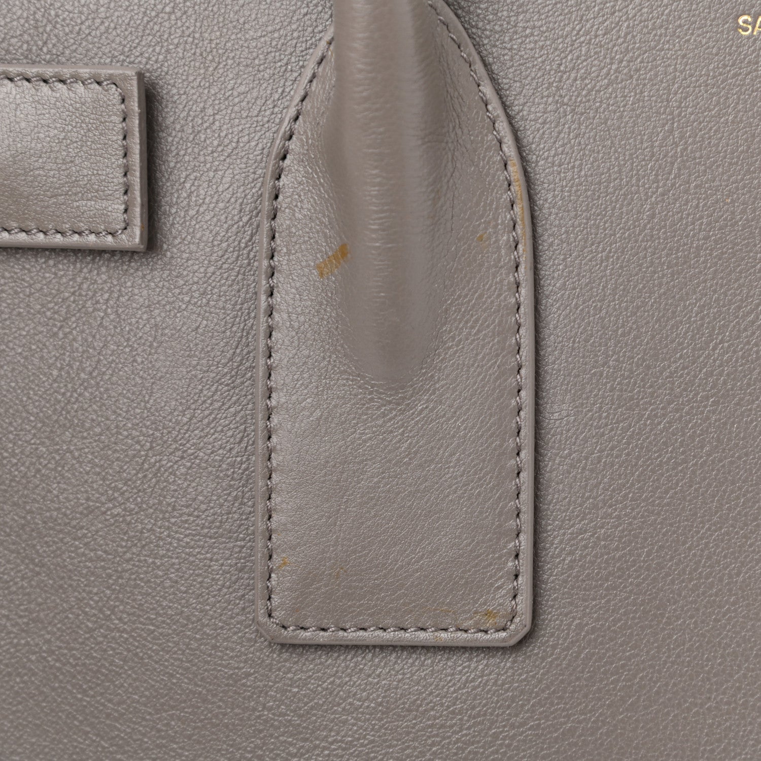 Saint Laurent Calfskin Large Sac De Jour Carryall Grey 16 of 19