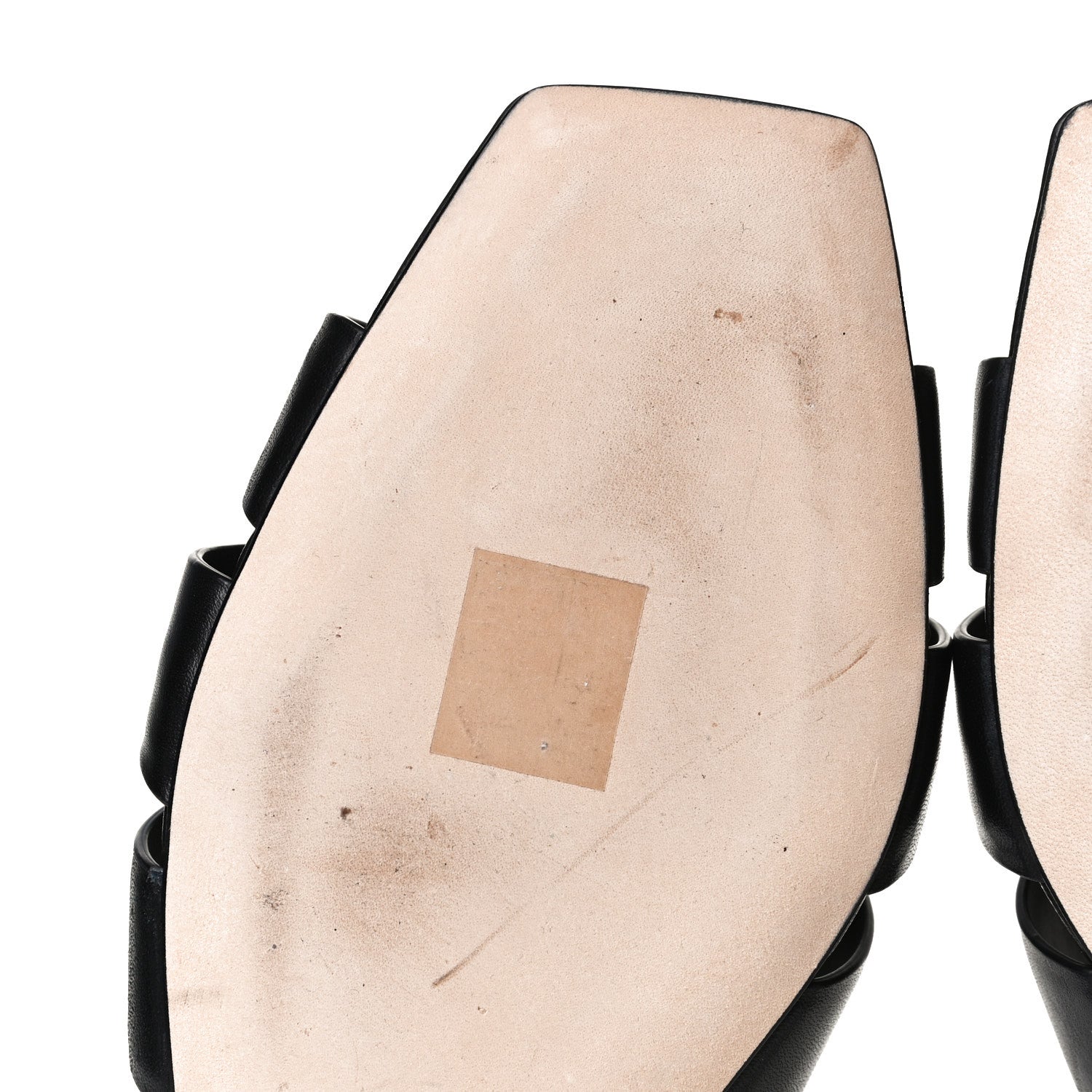 Saint Laurent Calfskin Nu Pied 05 Slide Sandals 38 Black 8 of 12